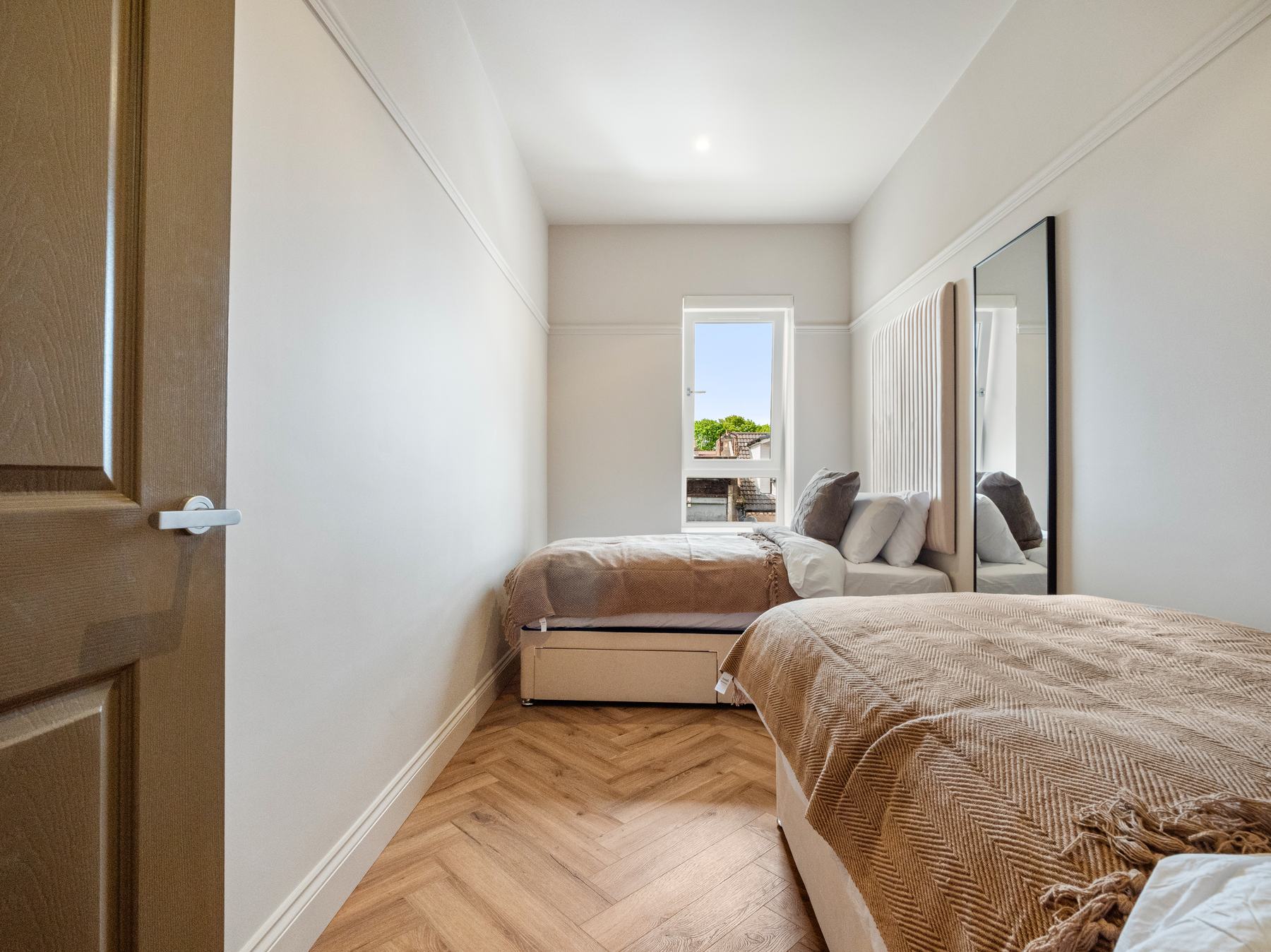 Twin bedroom photography, Glasgow luxury property